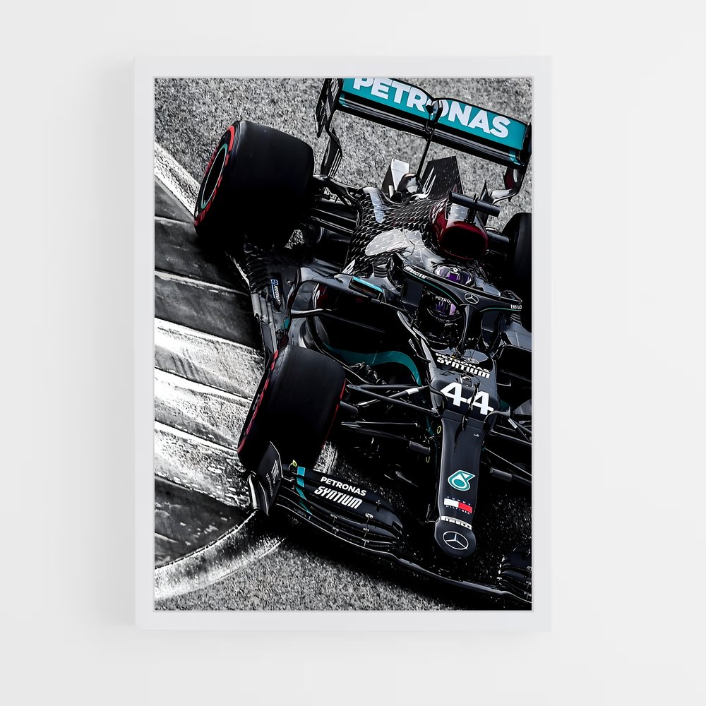 Poster Mercedes W13 Speedster – affiche Voitures de Formule 1 (vue 3)